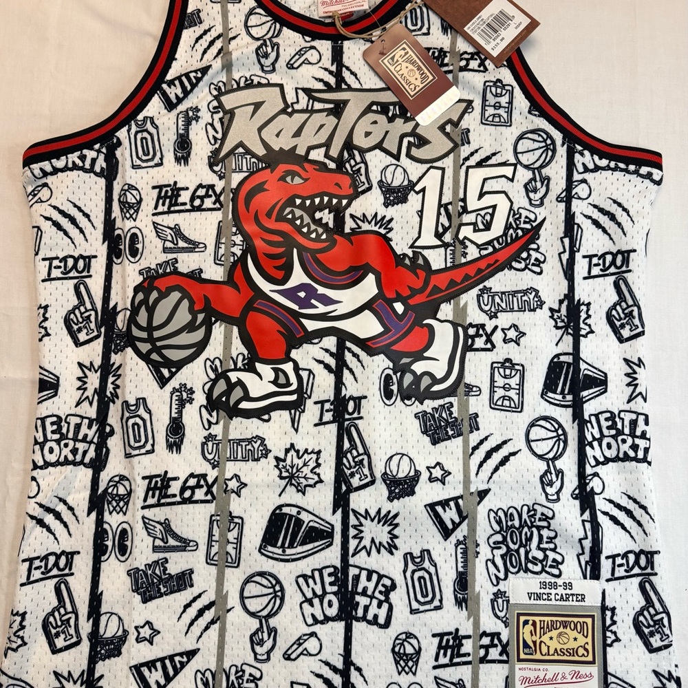 Vince Carter Toronto Raptors Mitchell & Ness 1998/99 Swingman Jersey - White/New